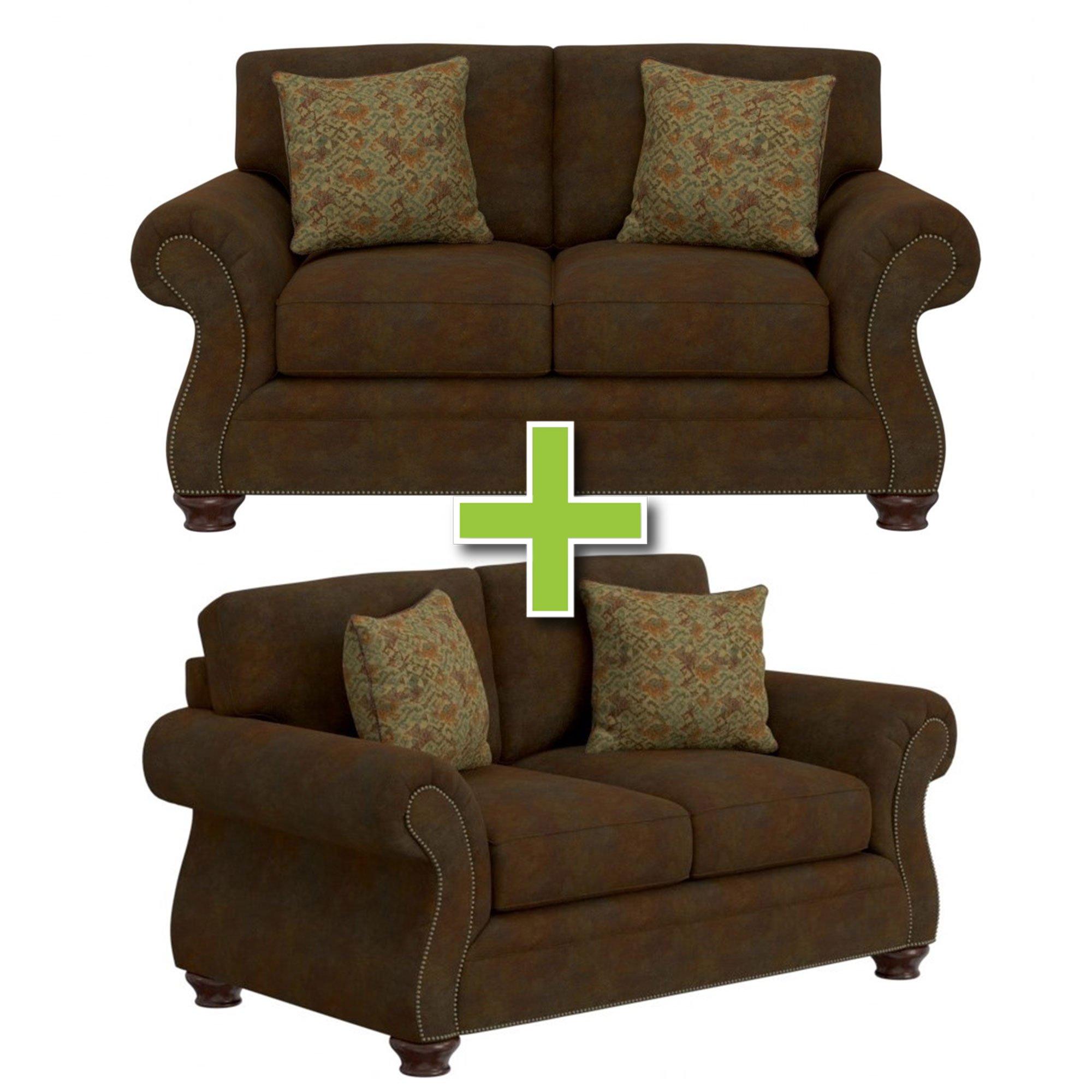 Rent to Own Stone & Leigh Two Laramie 67" Loveseats at Aaron's today!